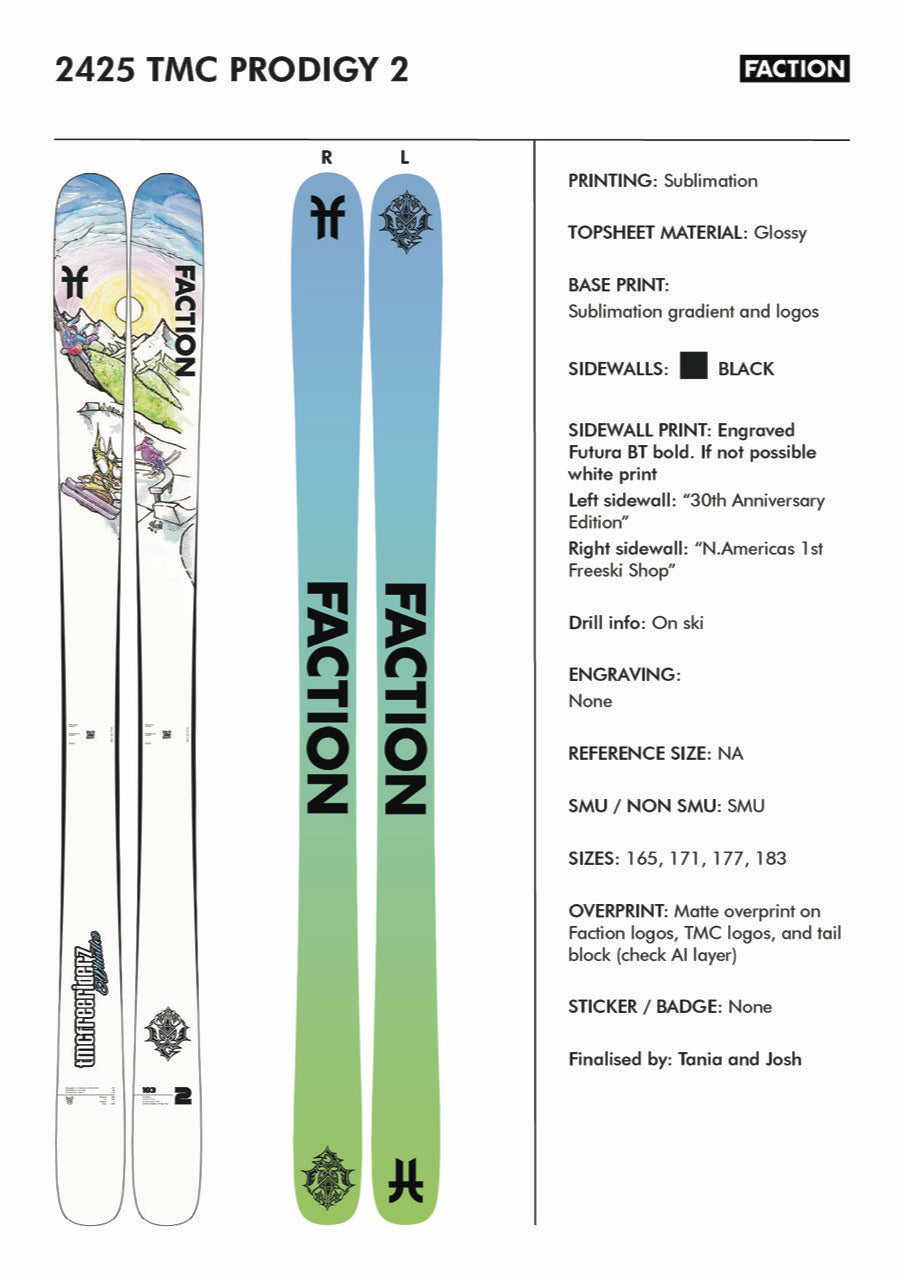 Faction x TMC ltd Edition Prodigy 2 2024/25