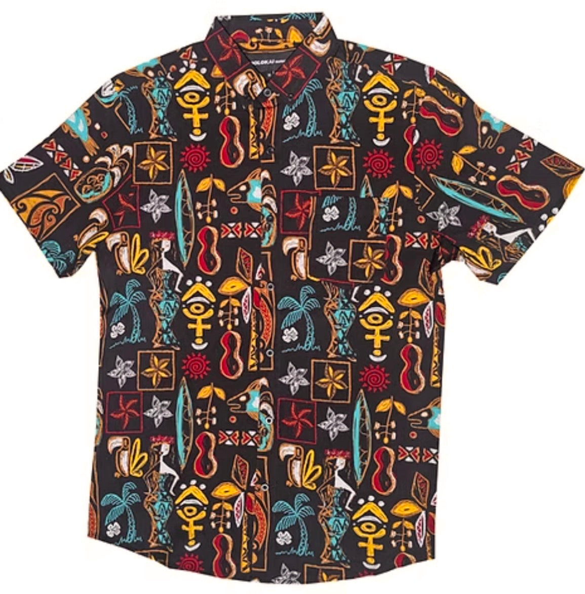 Molokai / Lanikai Vintage 100% Cotton Shirt- Retro Tiki