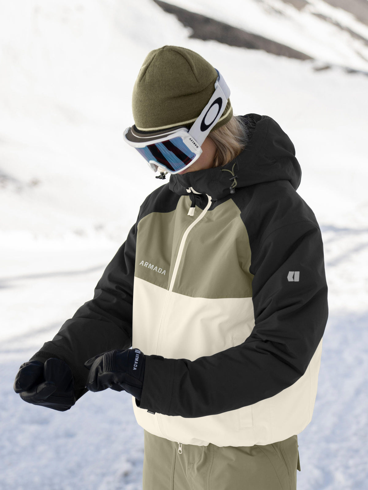 Armada Nylie 2L Insulated Jacket 2026/27 - Black / Bone Dust / Swamp