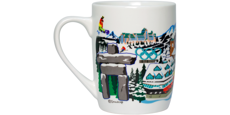 Whistler Village Mug - White