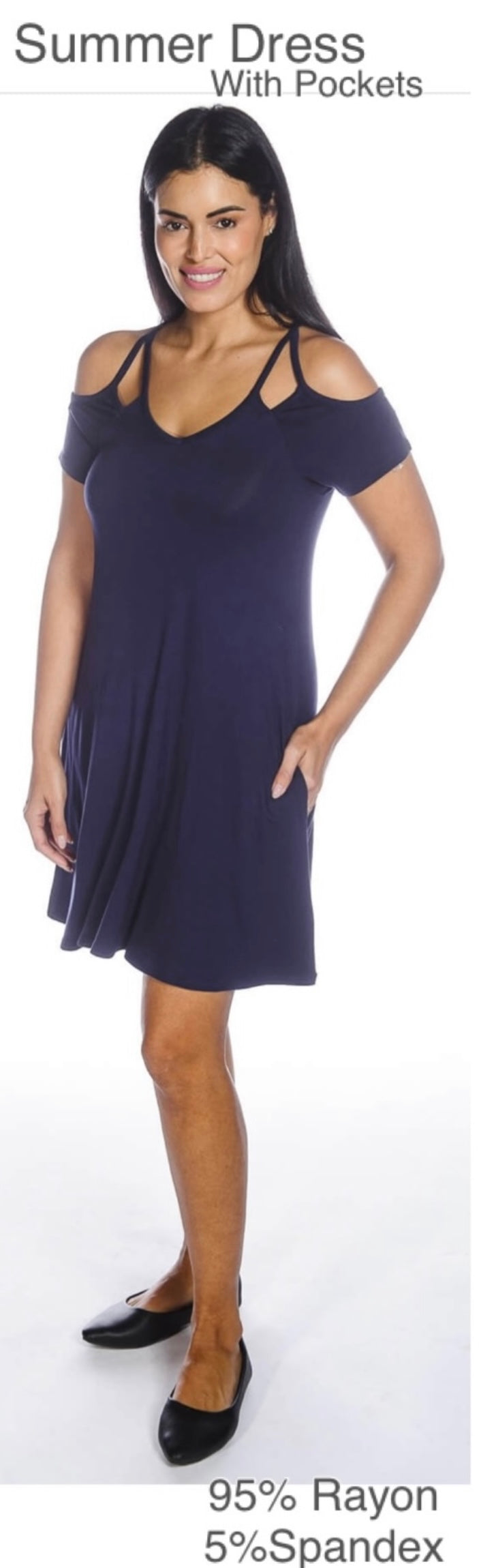 Summer Double Pocket Dress