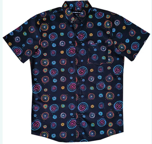 Molokai / Lanikai Vintage 100% Cotton Shirt- Fireworks