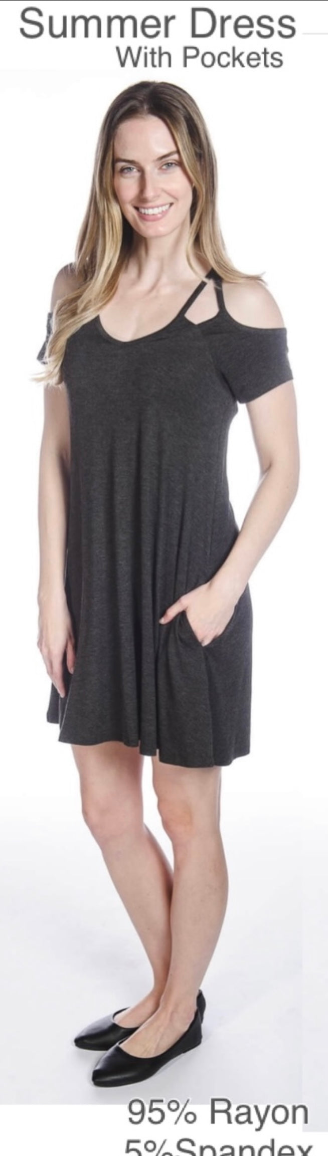 Summer Double Pocket Dress