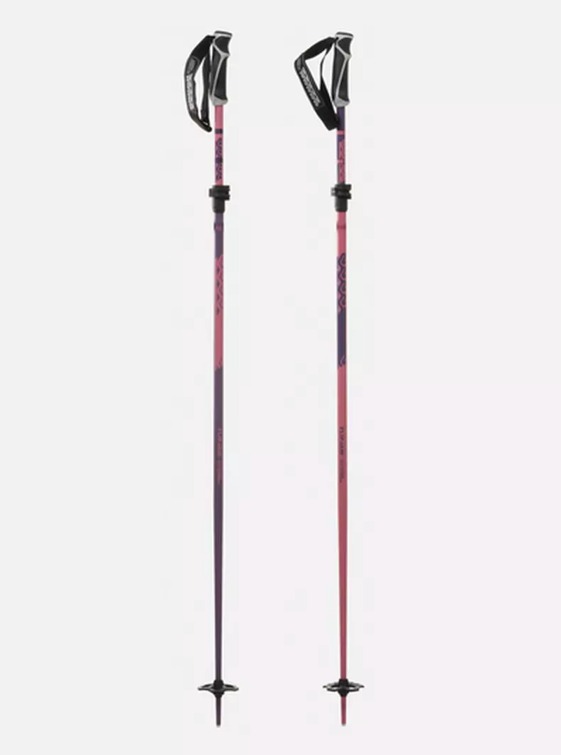 K2 Flipjaw Freeride Ski Poles Purple 2025