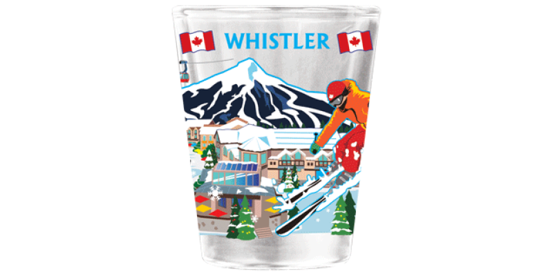 Whistler Shot Glasses