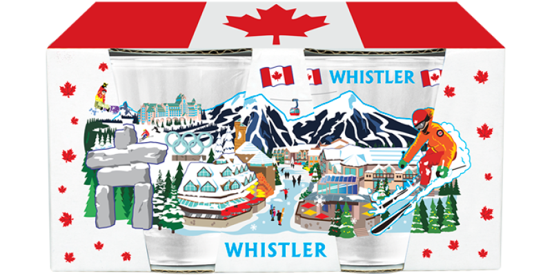 Whistler Shot Glasses