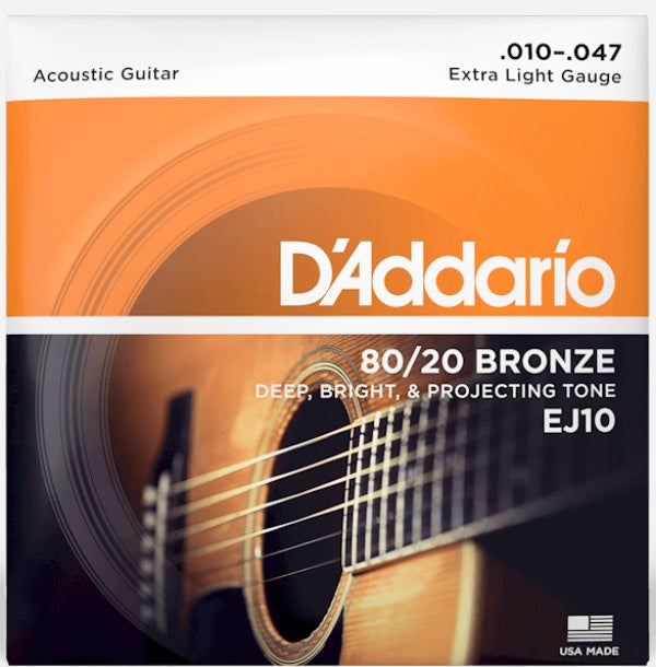 D’Addario 80/20 Bronze Acoustic Strings