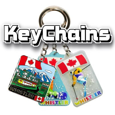 KeyChains - Whistler & Canada Themed