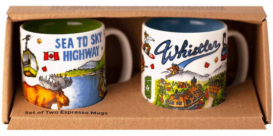 Whistler Mini Espresso Mug Set