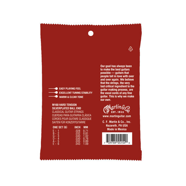 Martin & Co. M260 Classical Nylon Guitar Strings