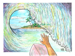 Fine Art Poster 18in x 24in “TUBED" ltd