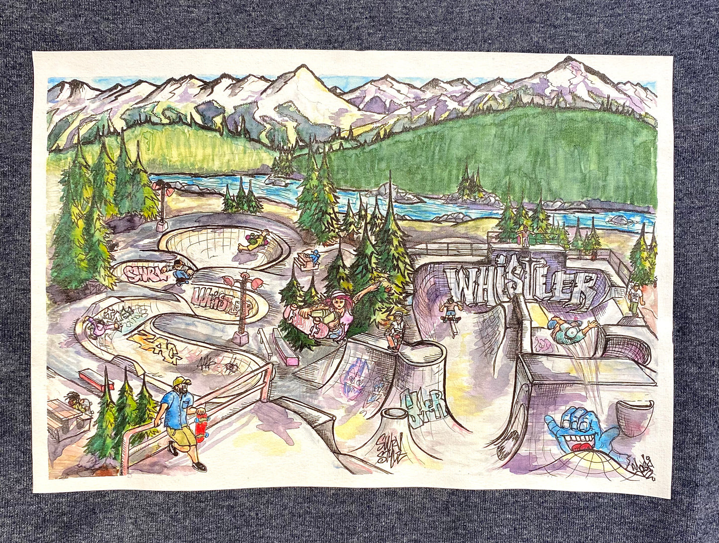 TMC Yoski T - Ltd edition “Whistler Sk8Park” Tshirt