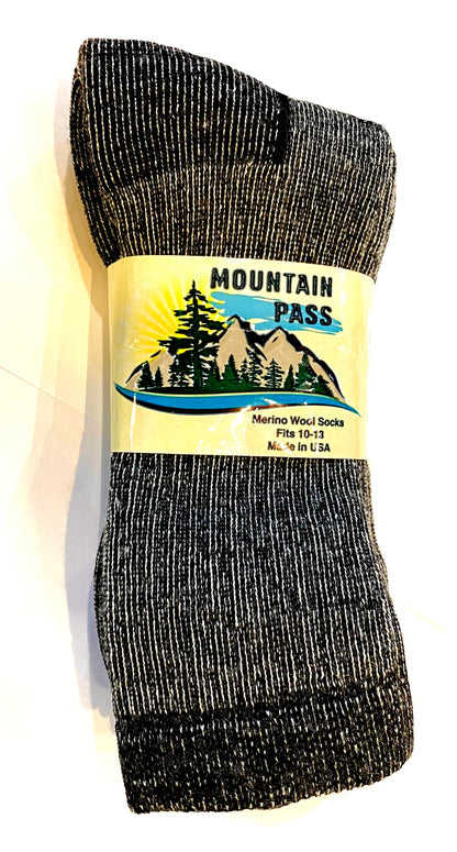 Mountain Pass 2pr Merino Blend Socks