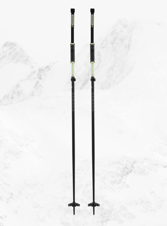 ARMADA AK Adjustable Ski Poles 2025 - Lime/Black