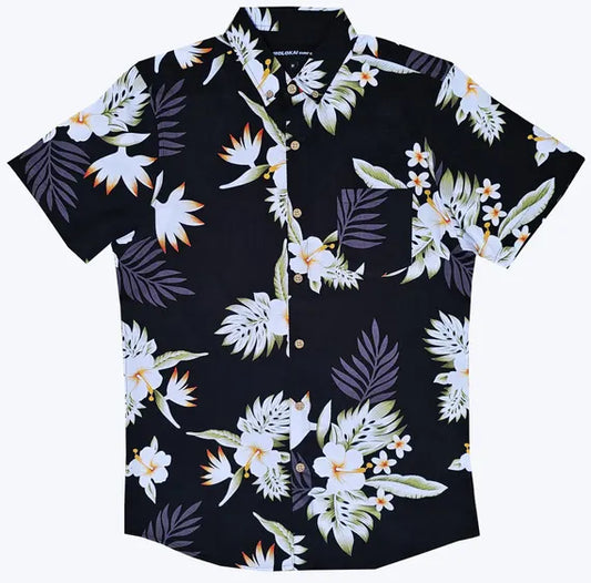 Molokai Button Up - Birds of Paradise