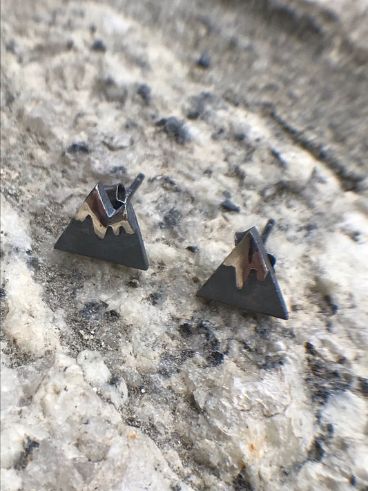 925 Snowcapped Mountain Earrings