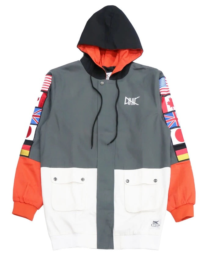 Sideline Jacket  Orange – Ethik Worldwide