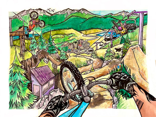 LTD Ed. Poster (only 50copies)18in x 24in "Whistler Mountain Bike Park"