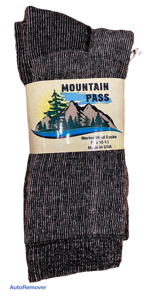 Mountain Pass 2pr Merino Blend Socks